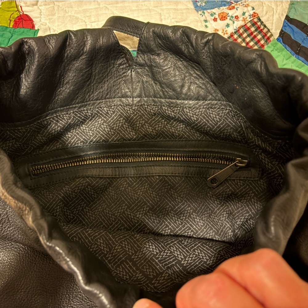 Will Leather Goods Drawst Sling Backpack Purse - Picture 4 of 4